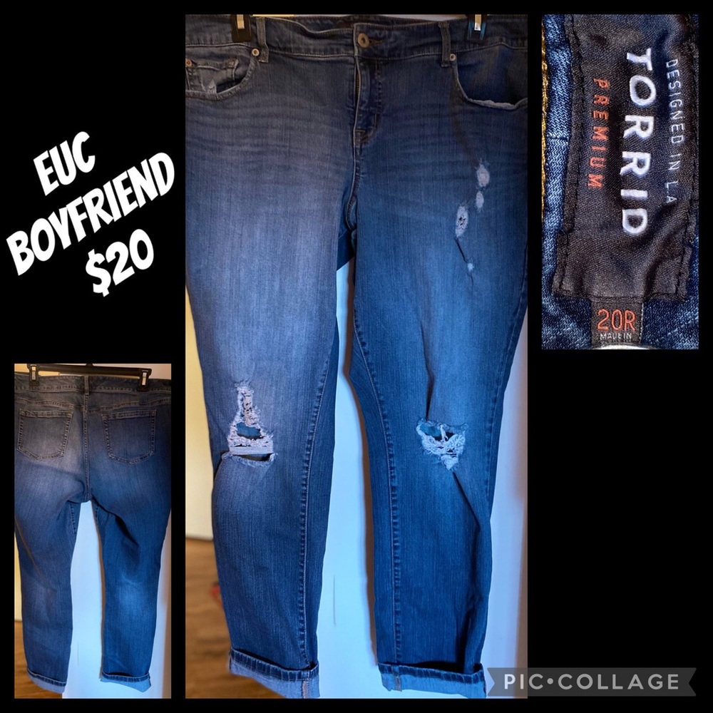 Torrid EUC boyfriend jeans 20R